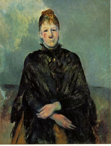 Portrét paní Cézanne - 1887