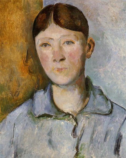 Portret van mevrouw Cézanne - 1890