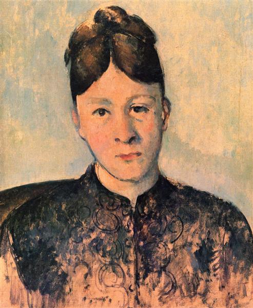 Portrait de Mme Cézanne - 1885