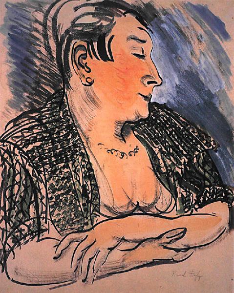 Portrait de Mme Dufy - 1917