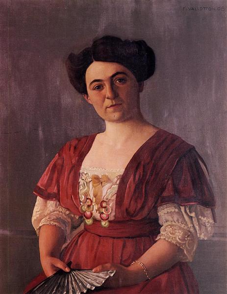 Portret van mevrouw Haasen - 1908