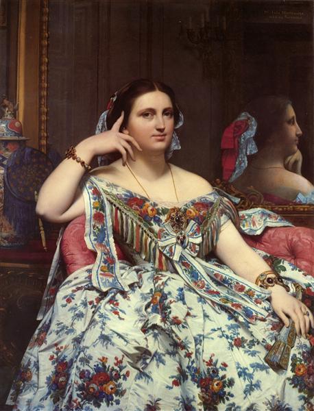 Ritratto seduto moitessier - 1856