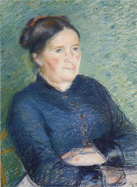 Porträt von Lady Pissarro - 1883