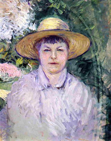 Porträtt av Lady Renoir - 1888