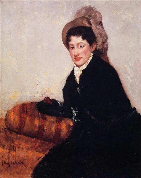 Madame X Portrait klædt til morgensessionen - 1878