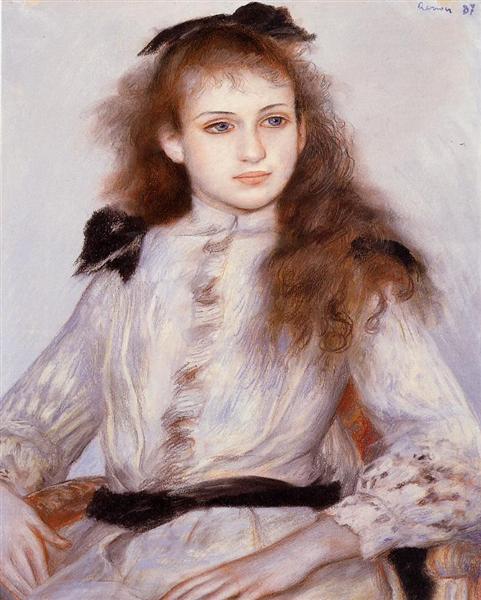 Retrato de Madeleine Adam - 1887