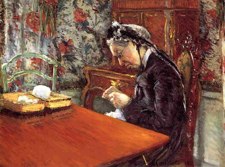 Mademoiselle Boissiere Portrait Weaving -1877