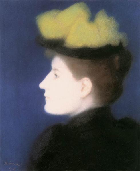 Retrato De Margit Piátsek - 1892