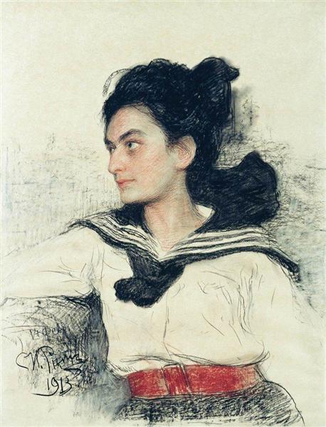 María Osipovna Löwenfeld'in portresi - 1913