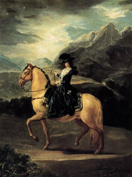 Retrato De María Teresa De Vallabriga A Caballo - 1783