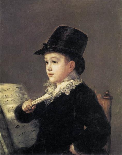 Porträt von Mariano Goya - 1814