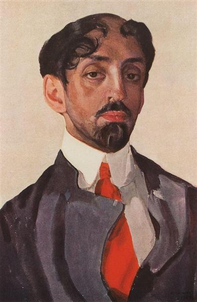 Retrato De Mijail Kuzmin - 1909