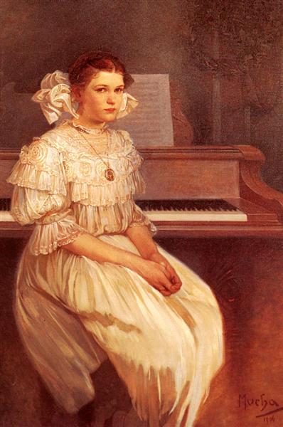 Portrait de Millada Cerny - 1906