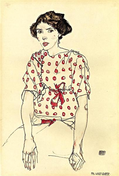 Miss Waarddorfer Portret - 1913