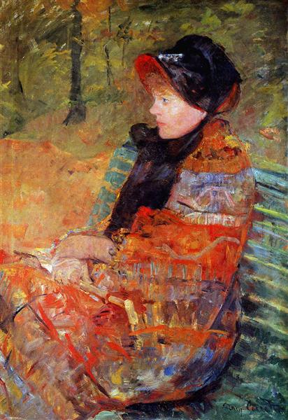 Mlle Porträt C. Lydia Cassatt - Künstlerin - 1880