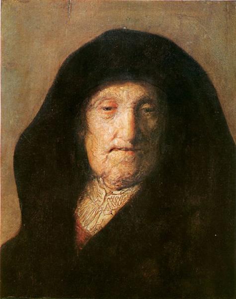 Retrato De La Madre De Rembrandt - 1630