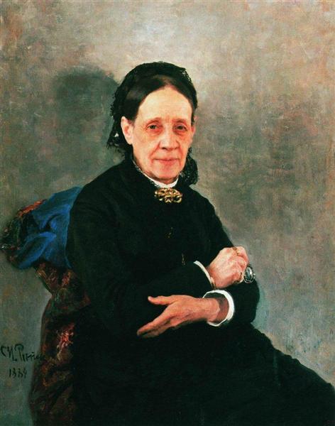 Portret Nadezhda Stasova - 1884