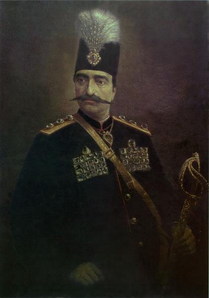 Retrato de Naser Al-Din Shah Qajar