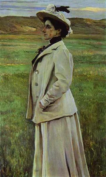 Portrait of Natalia Yashvil - 1905