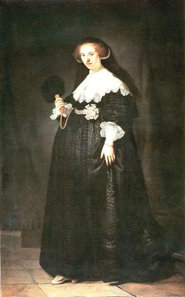 Retrato De Oopjen Coppit - 1634