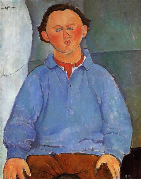 Portret Oscar Miestchanioff - 1916