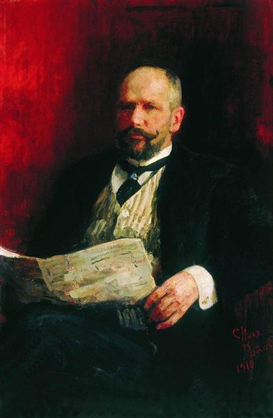 Retrato de PA Stolypin - 1910