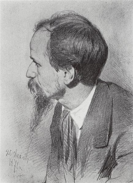 Portrait of PP Chistyakov - 1870