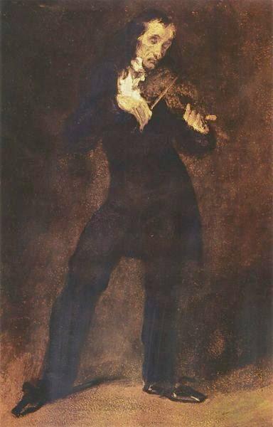 Portret Paganini - 1832