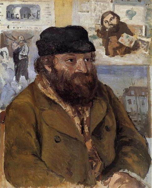 Portræt af Paul Cézanne - 1874