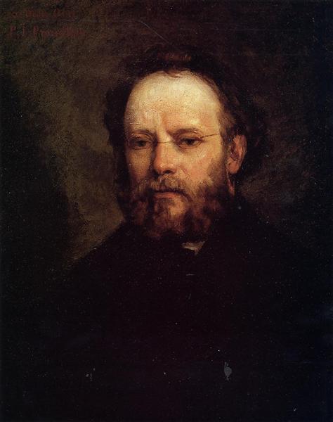 Retrato De Pierre José Proudhon - 1865