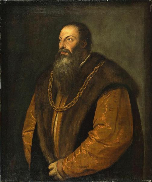 Retrato de Pietro Aretino - 1548