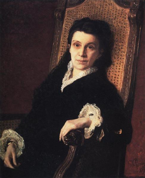 Portrait de Polixena Stasova - 1879