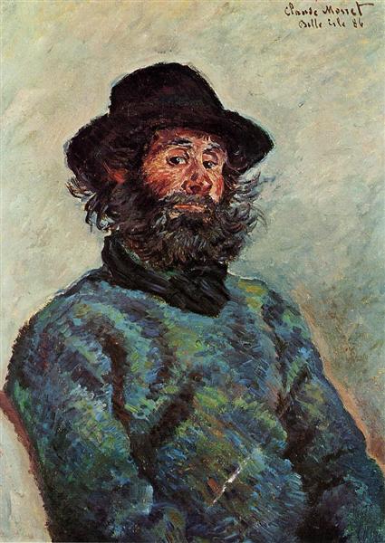 Retrato de Poly - Pescador em Kervillaouen - 1886