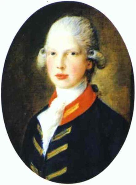 Retrato Del Príncipe Eduardo, Más Tarde Duque De Kent - 1782