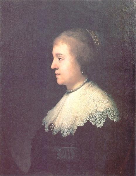 Retrato De La Princesa Amalia Van Solms - 1632