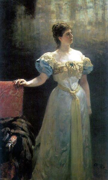 Retrato De La Princesa María Klavdievna Tenisheva - 1896