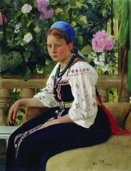 Porträt von SF Mmontova - 1879