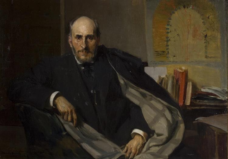 Retrato De Santiago Ramón Y Cajal - 1906