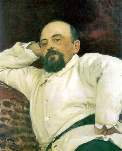 Retrato De Savva Mamontov - 1880