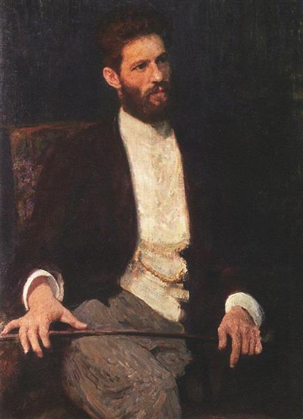 Portret rzeźbiarza Mark Matveevich Antokolski - 1914