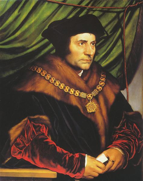 Porträt von Sir Tomás Moro - 1527