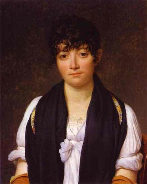 Retrato De Suzanne Le Pelletier De Saint Fargeau - 1804