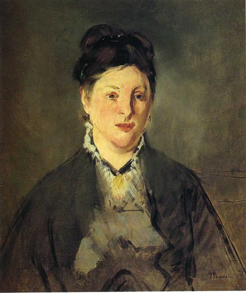 Retrato De Susana Manet - 1870