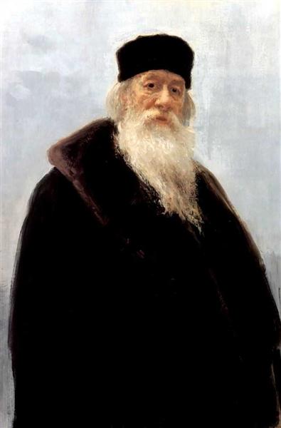 Porträt des Kunstkritikers Vladimir Stasov - 1900