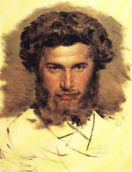 Retrato Del Artista Arkhip Kuinji - 1869