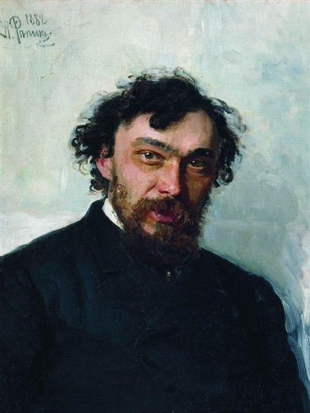 Portrait de l'artiste Ivan P. Pohitonov - 1882