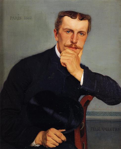 Portrait du frère de l'artiste avec un chapeau - 1888