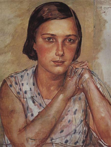 Retrato De La Hija Del Artista - 1935