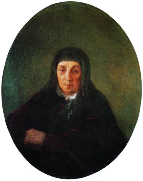 Retrato De La Abuela Del Artista Ashkhen - 1858