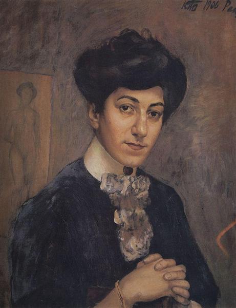 Portret żony artysty - 1906